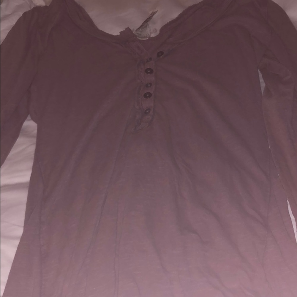 half button down long sleeve shirt